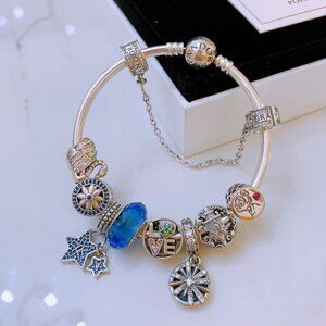 Pandora Women's Beaded Bracelet Sterling Silver